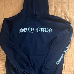 Holy Fawn Black Tour Hoodie